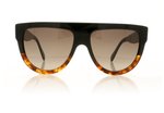 Celine CL4001IN Black/Havana/Grey Green Lenses 05F Sunglasses