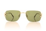 Cartier CT0330S Gold/Green 002 Sunglasses