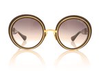 DITA DTS406 Micro-Round Black/Yellow Gold 1 Sunglasses