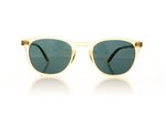 Garrett Leight Kinney 2007 Champagne/ Blue Smoke Polarized Lenses CH/BS-PLR Sunglasses
