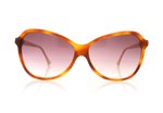 John Dalia Petula Light Tortoise/24K Gold C14 Sunglasses