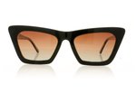 KOMONO Jessie Black/Tortoise/Graduated Brown Polarized Lenses B1 Sunglasses