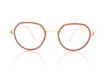 Lindberg Gillian Red Gold PGT K260 Glasses
