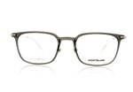Montblanc MB0100O 1 Grey-Silver Glasses