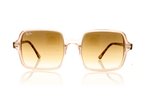 Ray-Ban SQUARE II RB1973 Transparent Brown 128151 Sunglasses
