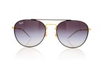 Ray-Ban 0RB3589 RB3589 Black On Gold 90548G Sunglasses