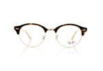 Ray-Ban Clubround 0RX4246V Top Havana On Opal Peach 5239 Glasses