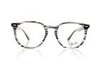 Ray-Ban Hexagonal 0RX7151 Blue/Grey Stripped 5801 Glasses