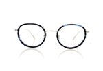 Tom Davies TD635 TD-635 Polished Silver-Smoked Deep Blue PSSDB Glasses