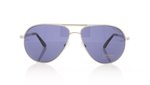 Tom Ford MARKO TF0144 Shiny Rhodium/Blue 18V Sunglasses