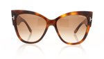 Tom Ford ANOUSHKA TF0371 Blonde Havana/Gradient Brown 53F Sunglasses
