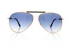 Tom Ford RICK TF0378 Shiny Rose Gold / Gradient Blue 28W Sunglasses