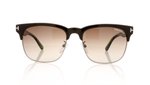 Tom Ford LOUIS TF0386 Shny Drk Brwn/Grad Rov 48K Sunglasses