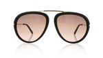 Tom Ford STACY TF0452 Matte Black/Gradient Bordeaux 02T Sunglasses