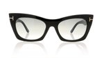 Tom Ford KASIA TF0459 Black/Other/Gradient Smoke 05B Sunglasses