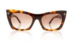 Tom Ford KASIA TF0459 Havana/Other/Gradient Brown 56F Sunglasses
