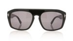 Tom Ford Conrad TF470 Black/Tortoiseshell/Smoke Lenses 05A Sunglasses