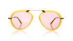 Tom Ford AARON TF0473 Shny Yel/Violt 39Y Sunglasses