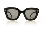 Tom Ford Pia TF659 Shiny Black/Smoke 01A Sunglasses
