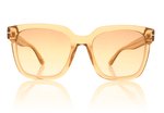 Tom Ford Selby TF0952/S Shiny Light Brown 45G Sunglasses
