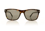 Tom Ford Giulio TF698 Dark Havana/Polarized Smoke Lenses 52D Sunglasses