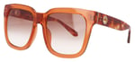 Linda Farrow Freya Orange Amber Gradient C9 Sunglasses