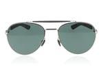 Mykita Sloe Silver Storm Grey MH3 Sunglasses