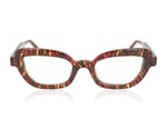 LA Eyeworks WING NUT Red Tort 214 Glasses