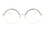 Linda Farrow Bea Black, White & Gold C5 Glasses