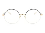 Linda Farrow Bea Black, White & Gold C5 Glasses