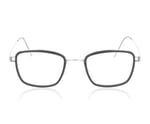 Lindberg Air Rim Eric Black Silver TB K24M P10 Glasses