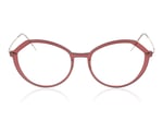 Lindberg n.o.w 6626 Transparent Red and Rose Gold T803 C04 PU12 Glasses