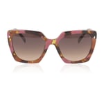 Prada 0PR 23ZS PR 23ZS Begonia Cognac Tortoise 18N50C Sunglasses