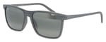 Maui Jim One Way 875 Grey Stripe 14 STG BG Sunglasses