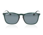 Ray-Ban CHRIS RB4187 Transparent Green 666381 Sunglasses